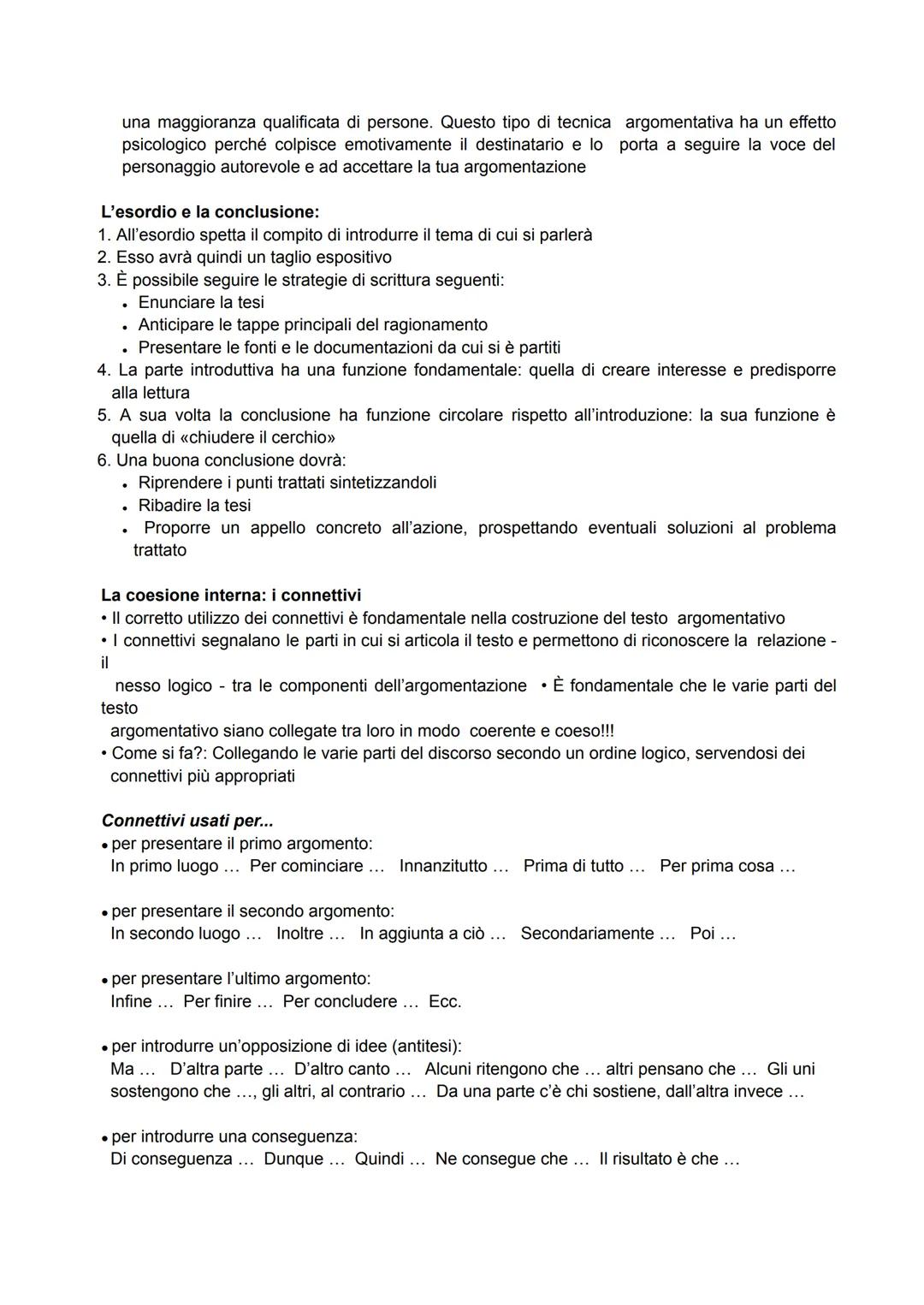 Il testo argomentativo
Cosa significa argomentare?
Il termine argomentare deriva dal latino «argumentor» ovvero:
• provare con ragionamenti
