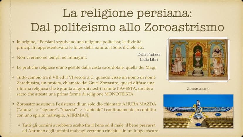 I Persiani
L'impero Achemenide, durato dal VI al IV secolo a.C.
Della Prof.ssa
Lidia Libri Dove ebbe origine?
• Provenivano dall'Altopiano I