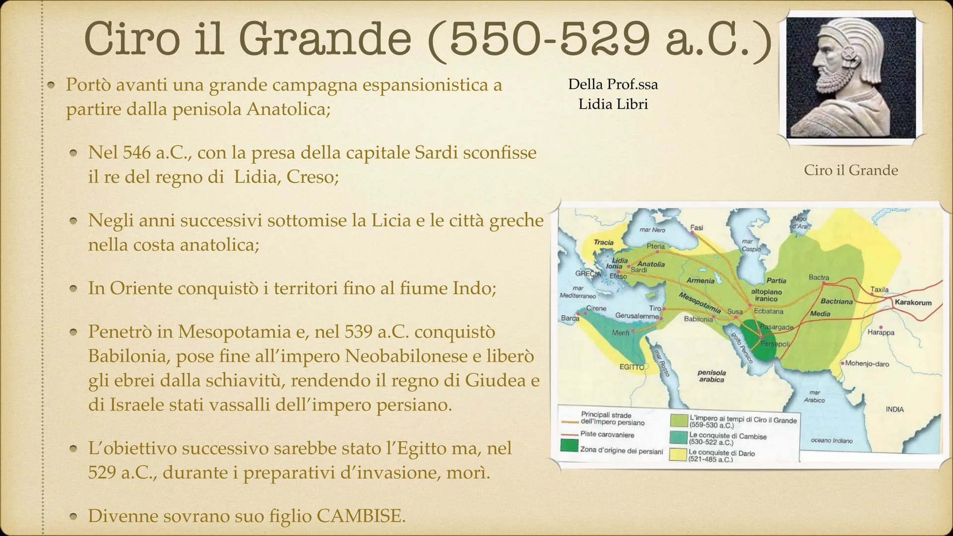 I Persiani
L'impero Achemenide, durato dal VI al IV secolo a.C.
Della Prof.ssa
Lidia Libri Dove ebbe origine?
• Provenivano dall'Altopiano I