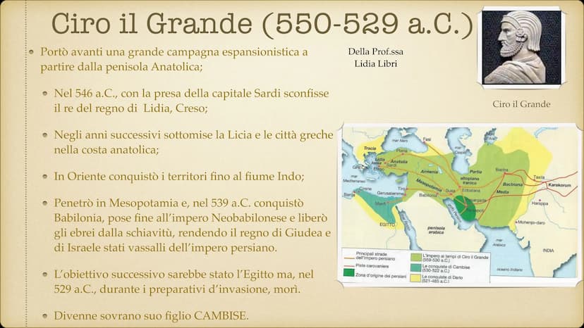 I Persiani
L'impero Achemenide, durato dal VI al IV secolo a.C.
Della Prof.ssa
Lidia Libri Dove ebbe origine?
• Provenivano dall'Altopiano I