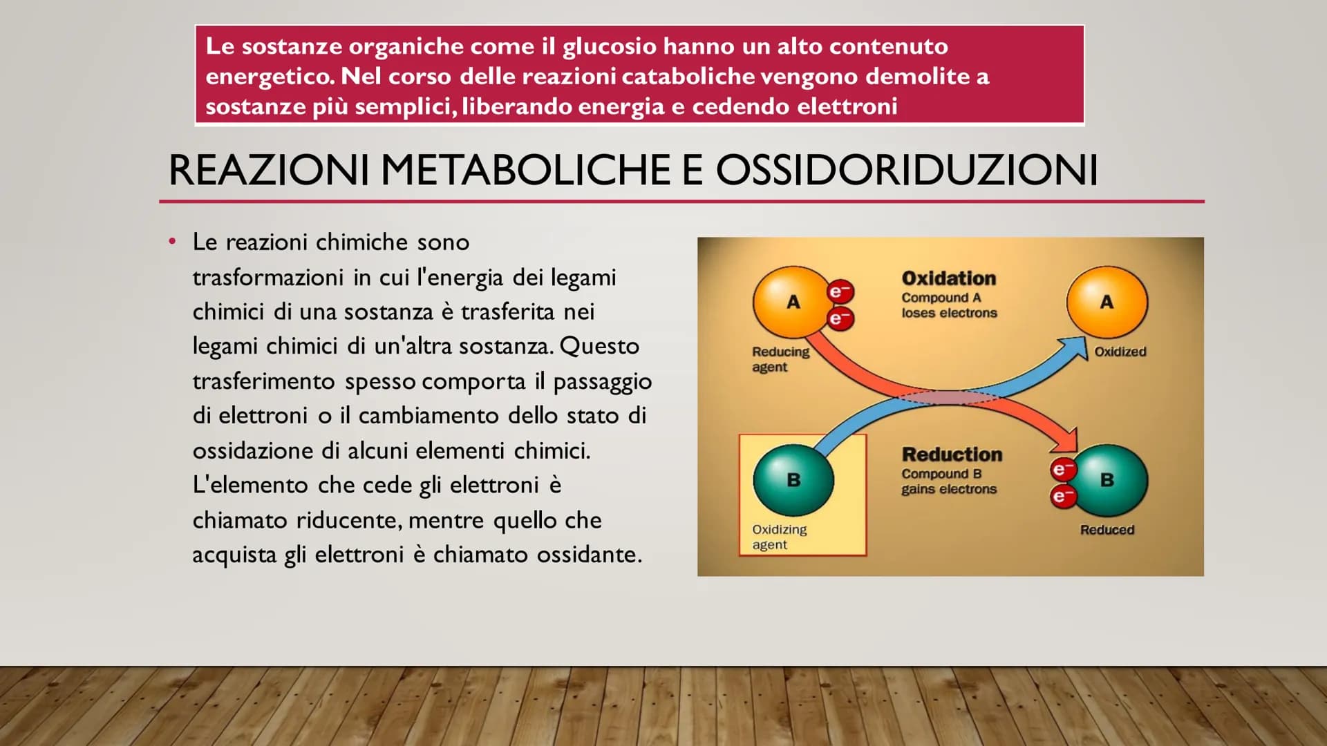 ENERGIA CELLULARE
IL METABOLISMO CELLULARE È L'INSIEME DELLE REAZIONI DI TRASFORMAZIONE
DELLA MATERIA E DELL'ENERGIA CHE SI SVOLGONO ALL'INT