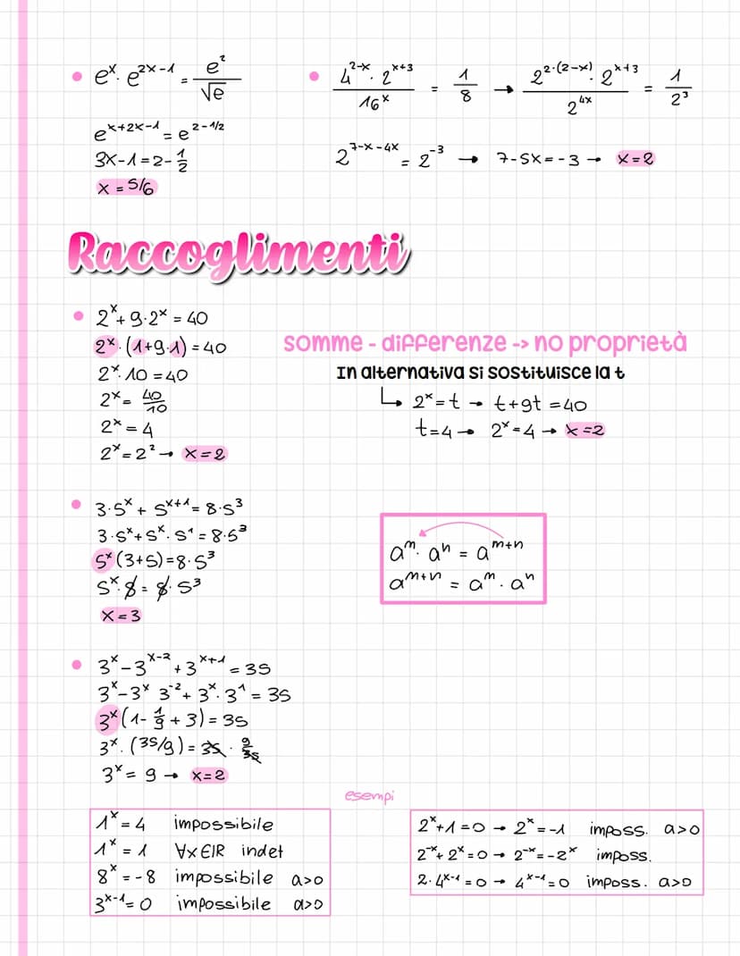 Funzioni esponenziali
Scissione binaria
19 = ax
a>onate
4= 2*
x14
0|1
12
24
38
-1 1/2
-2 1/4
-3118
crescente
base
X ad esponente
CE VXEIR
im