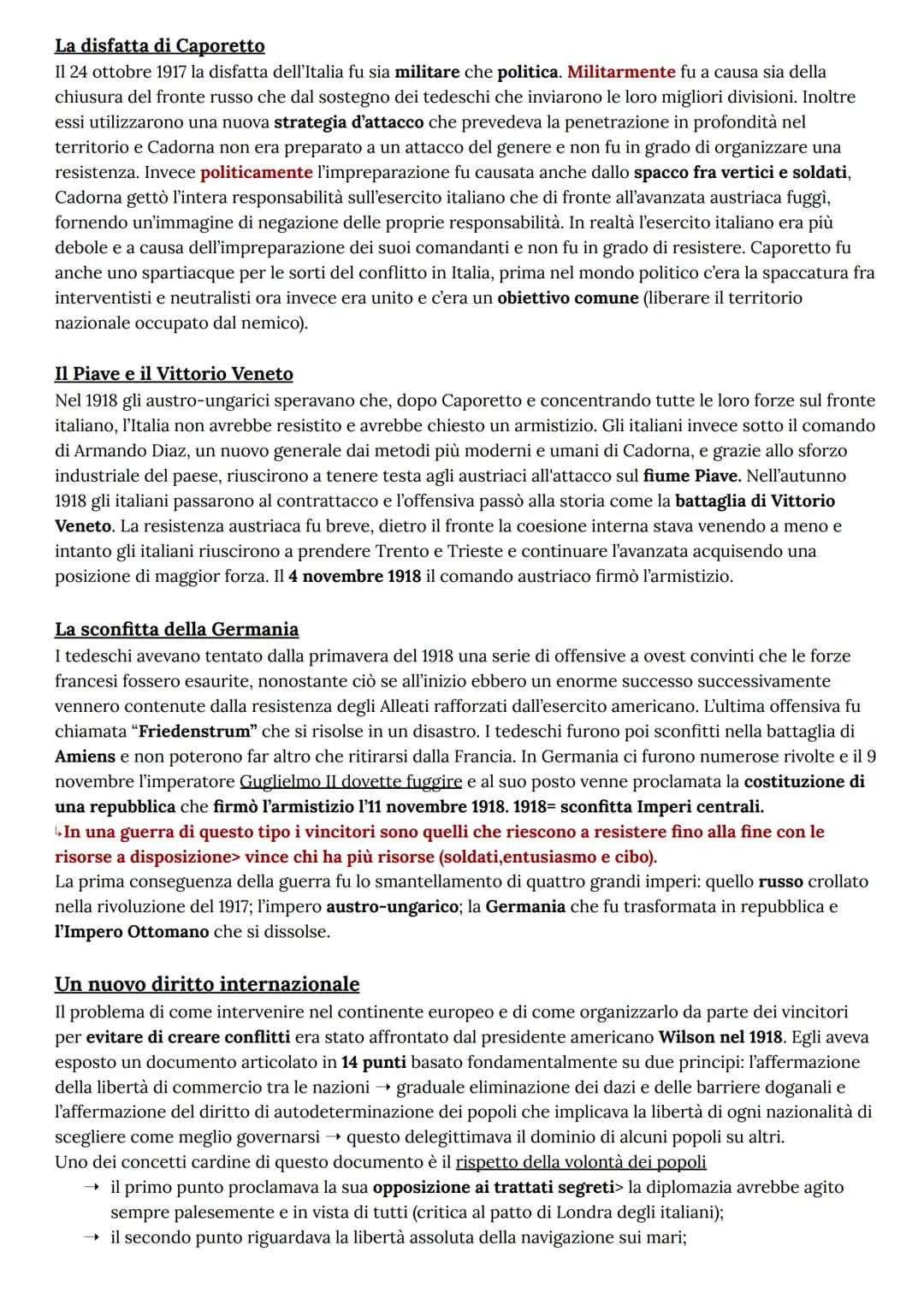 Prima Guerra Mondiale 1914-1918
La prima grande guerra segna numerosi cambiamenti importanti, riguardanti soprattutto la società e la
posizi