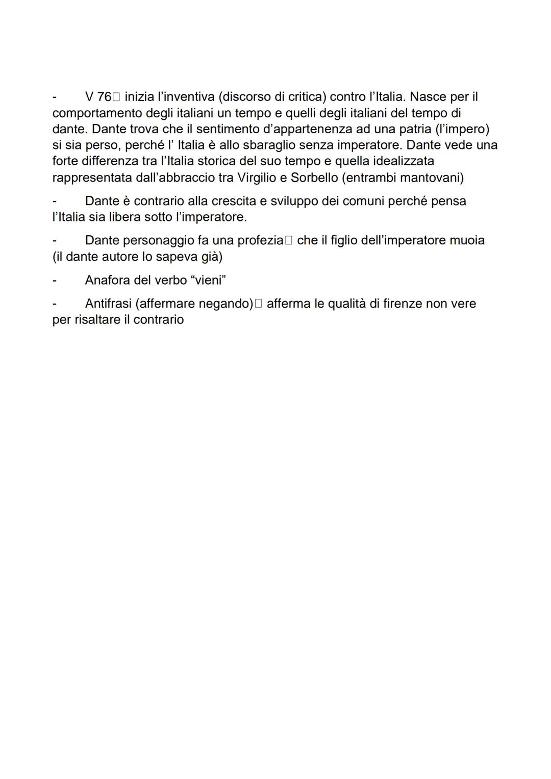 CANTO VI PURGATORIO
Luogo: antipurgatorio, balzo Il
Pentiti: gli spiriti negligenti, terza schiera dei morti violenti
Pena: i morti violente
