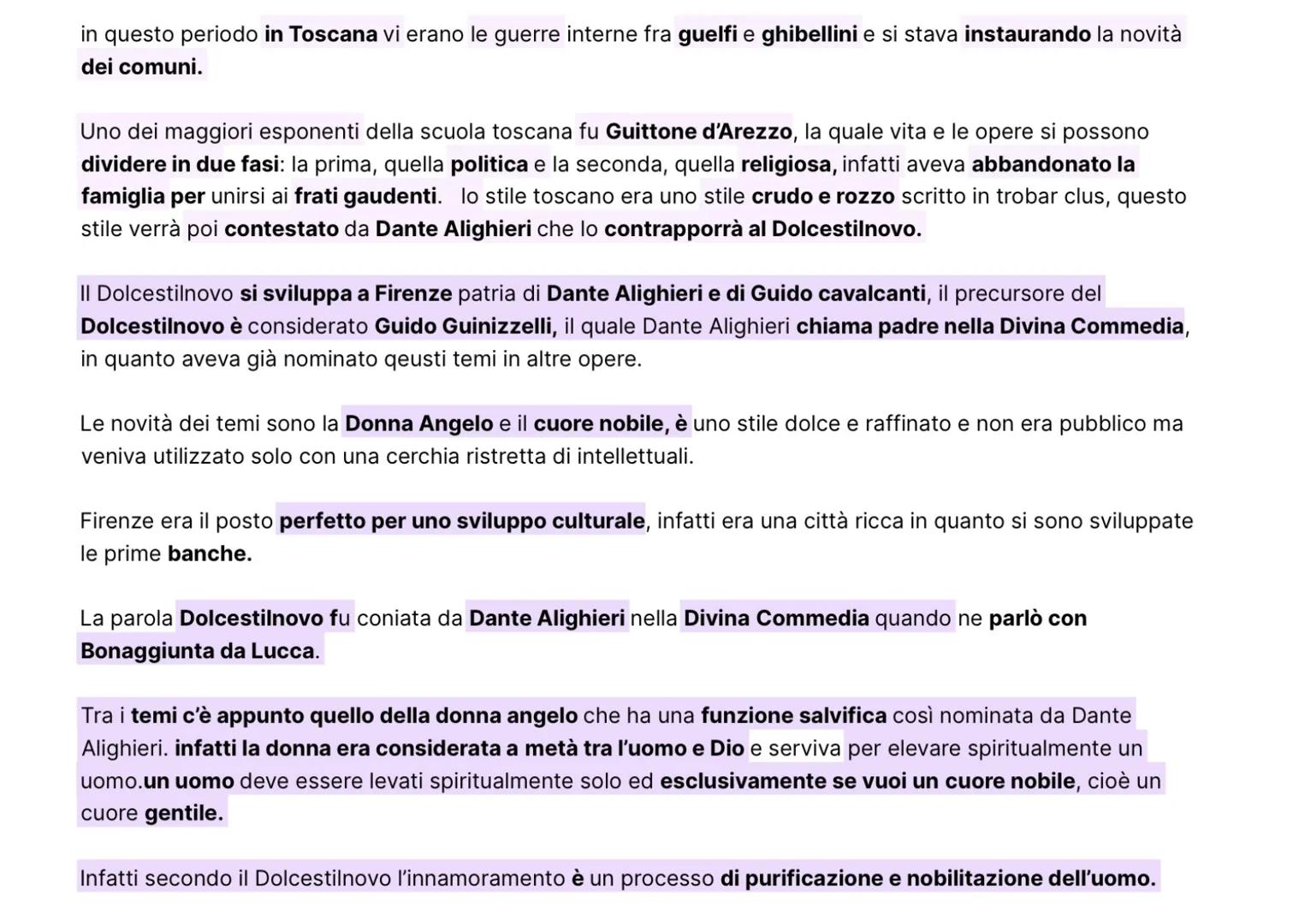 Dalla Lirica Provenzale al Dolcestilnovo
La lirica provenzale si sviluppa tra l'XI e il XIII secolo, in Francia meridionale erano componimen