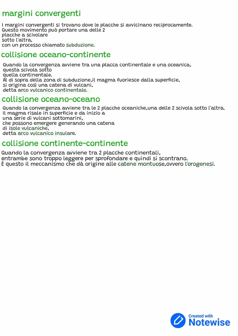 La tellonica delle placche
L'espansione
del fondo degli oceani
Le esplorazioni del fondo del mare, hanno permesso di scoprire che i fondali 
