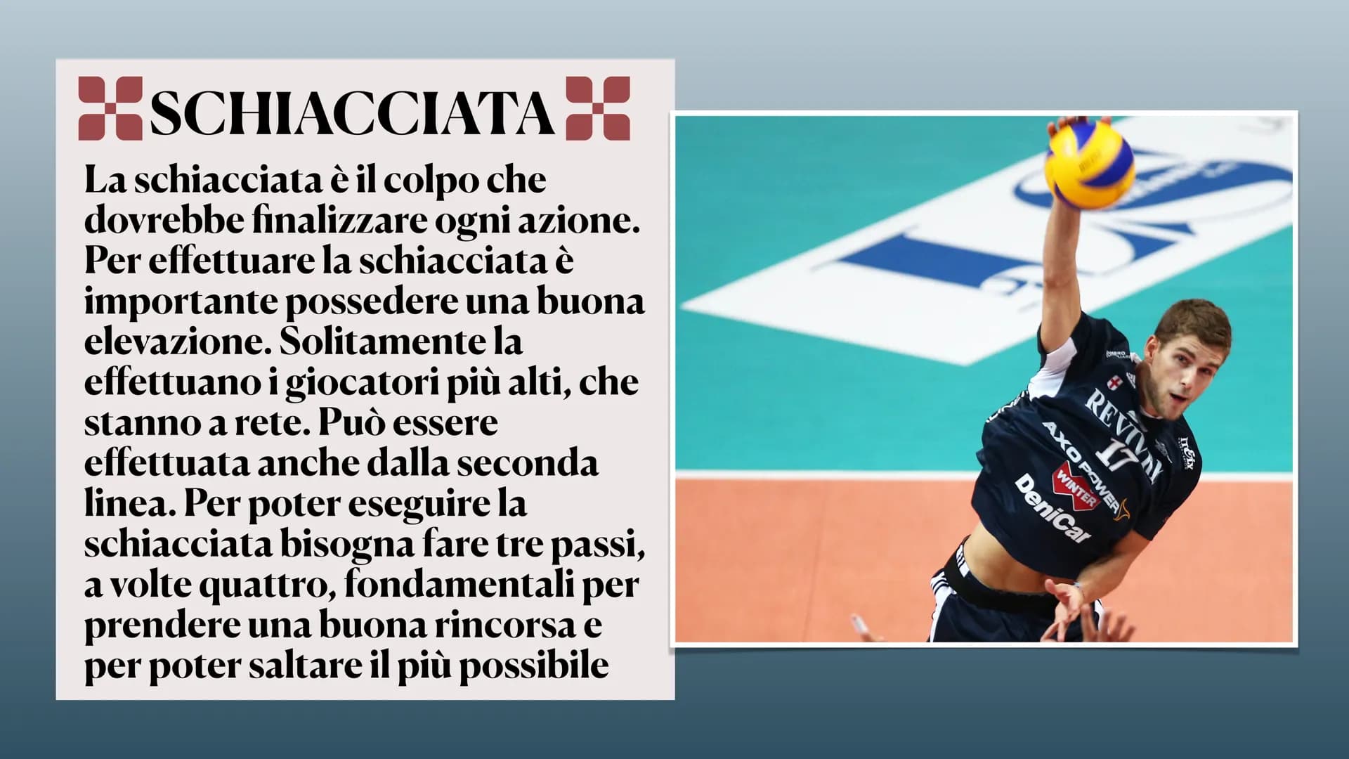 7
LA PALLAVOLO spo
14 INFORMAZIONI
GENERALI
La pallavolo è uno sport di squadra,
che si svolge tra due squadre con in
campo sei giocatori e 