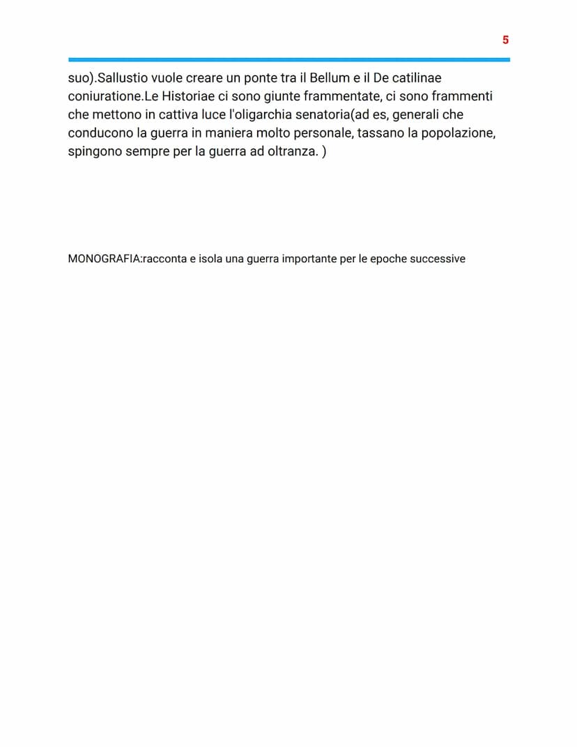 
<p>Nato nell'86 a.C. e morto nel 35 a.C., si suppone che Sallustio appartenesse alla nobiltà municipale. Durante il periodo difficile di Ro