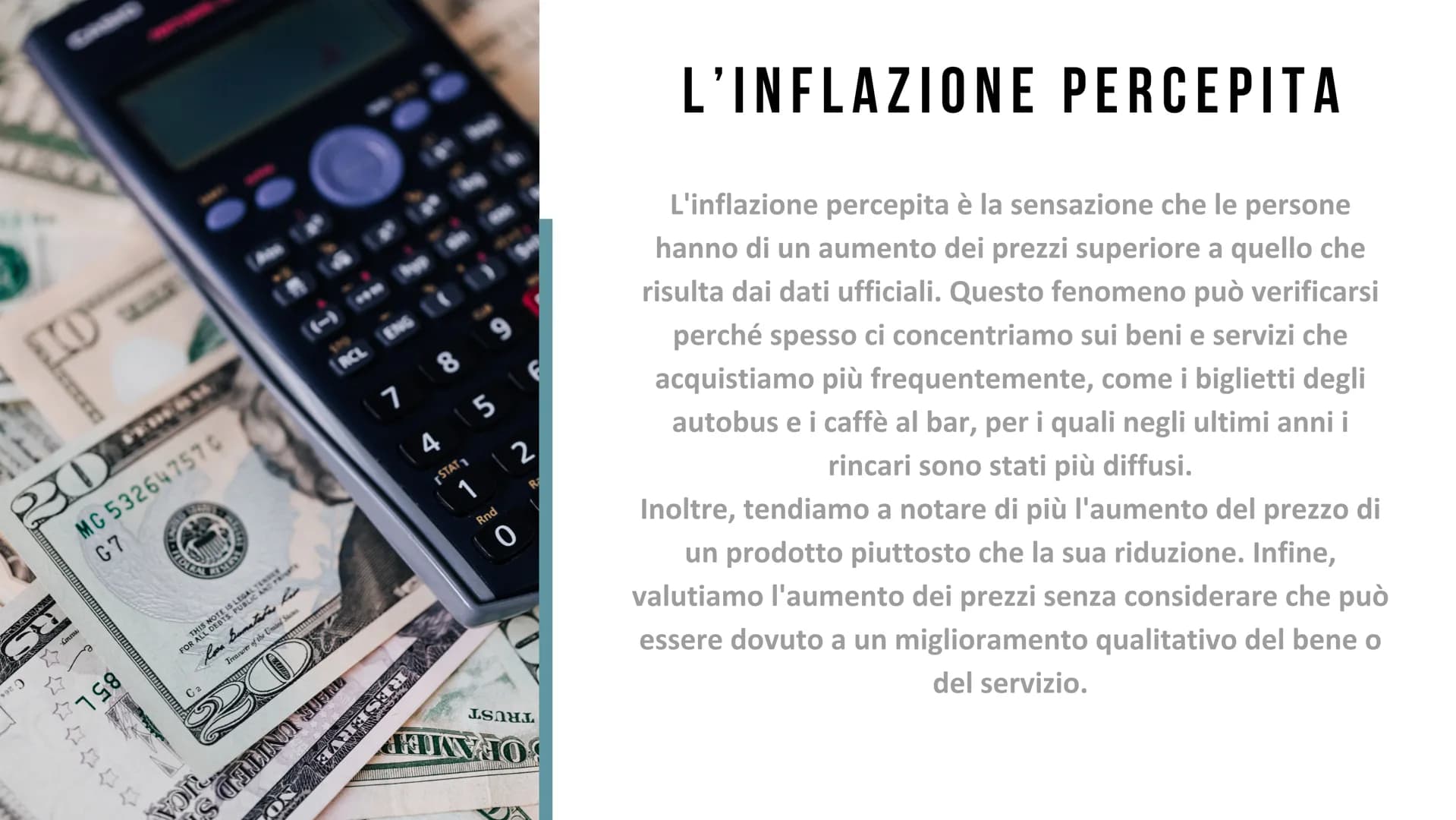 # INFLAZIONE # COS'É L'INFLAZIONE?

L'inflazione è un fenomeno economico
che si verifica quando i prezzi dei beni e
dei servizi aumentano co