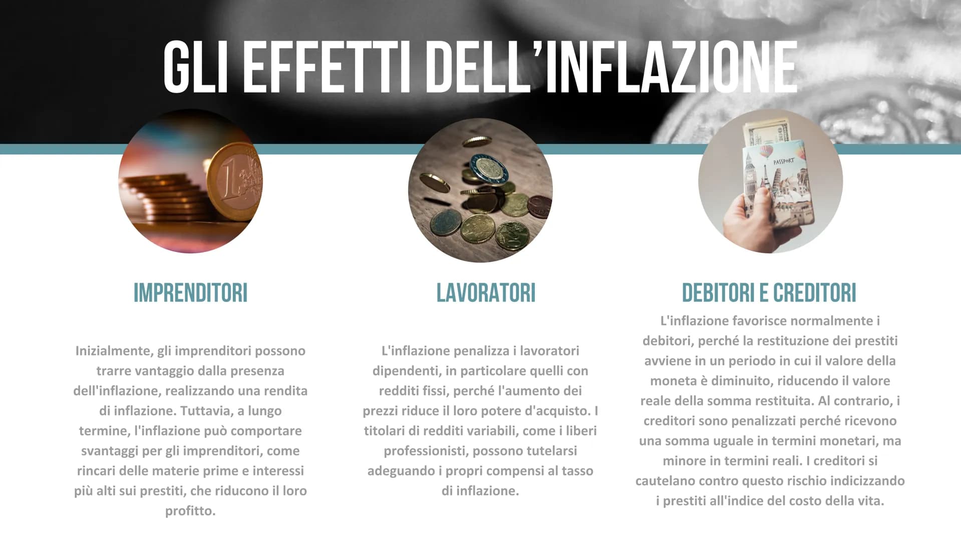 # INFLAZIONE # COS'É L'INFLAZIONE?

L'inflazione è un fenomeno economico
che si verifica quando i prezzi dei beni e
dei servizi aumentano co