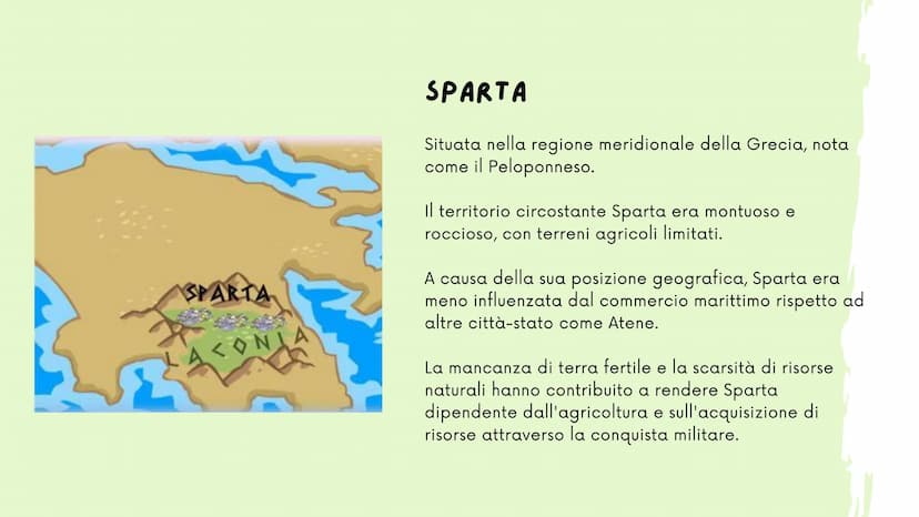 LE DIFFERENZE TRA SPARTA E
ATENE BREVE PANORAMICA DELLE DUE CITTȧ-STATO
Sparta e Atene rappresentano due
modelli distinti di società nell'an
