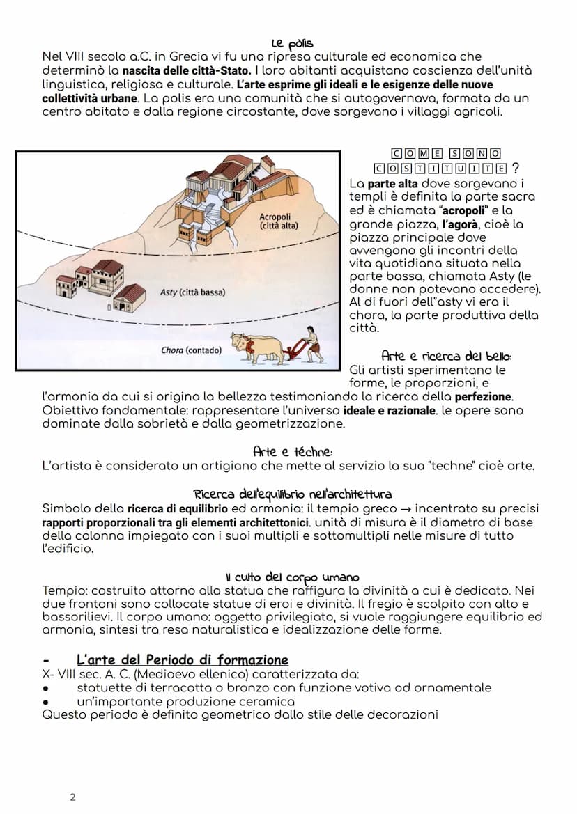 -Periodizzazione
Arte Greca
-L'età arcaica: dall' VIII secolo a.C., periodo ellenico pieno di città-stato autonome.
Nelle polei i cittadini 