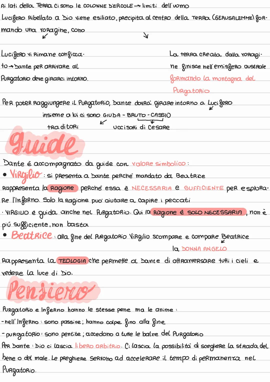 poema allegorico di dascalico scritto in VOLGARE FIORENTINO
è composto da 3 CANTICHE → inferno 34 canti
Purgatverio 33 canti
Paradiso 33 can