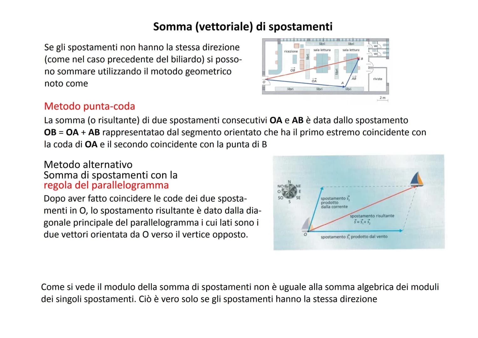 Lo spostamento: una grandezza fisica
per descrivere il movimento
"Una automobile ha percorso 10 km"
Questa informazione che fornisce la dist
