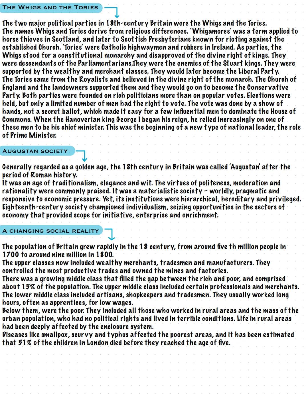 THE HOUSE OF HANOVER
Anne died without a direct heir and the throne passed to a distant German
cousin, George Elector of Hanover.
George I
T