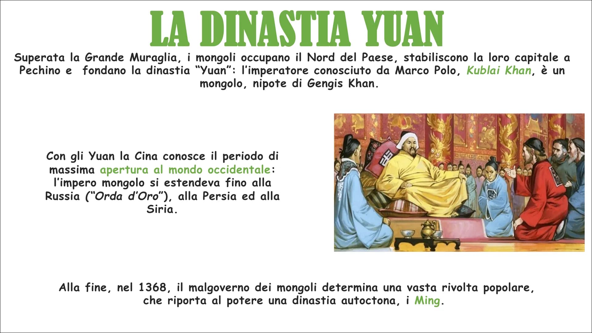 LA CINA
La regione cinese è formata da tre stati:Cina, Taiwan e Mongolia.
La sola Cina si estende per 9,6 milion km² con i suoi 1,3 miliardi