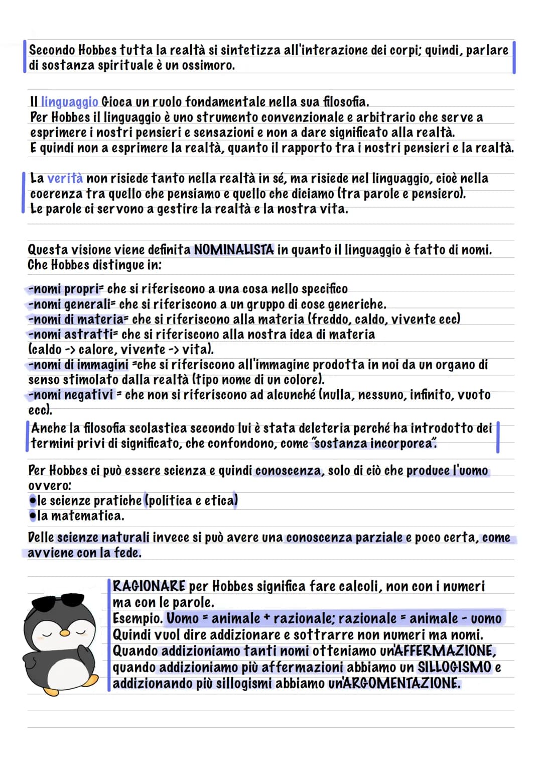 Thomas Hobbes
La vita:
Nasce in Inghilterra a Westport nel 1588.
Fu iniziato a Oxford, in giovane età fu precettore del futuro re Carlo II S