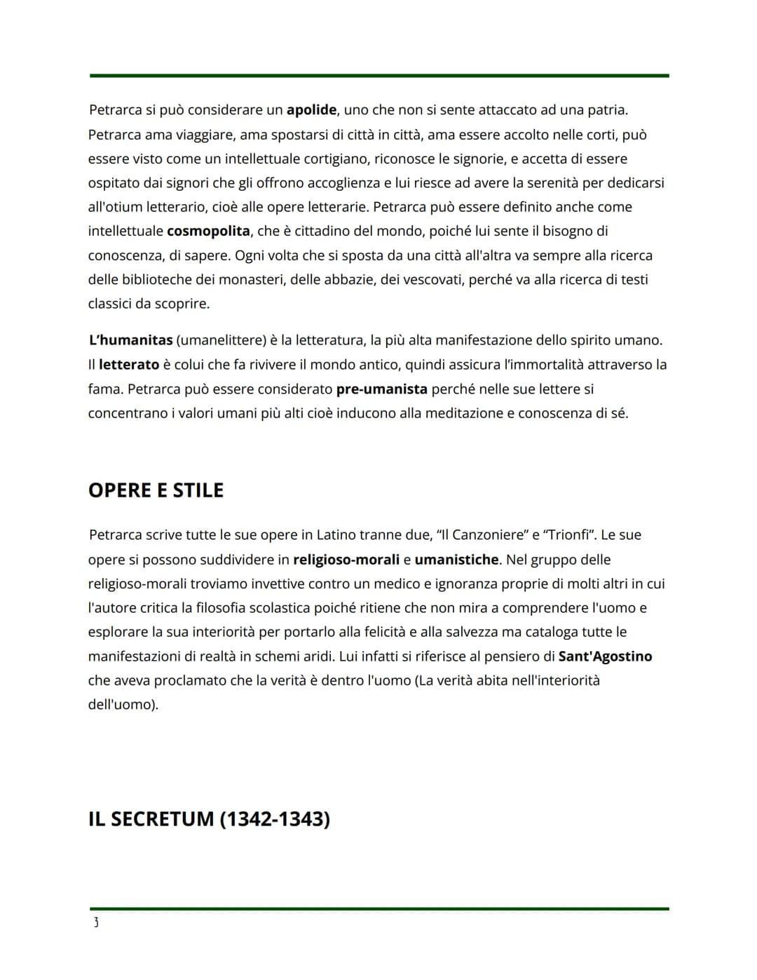 letteratura
FRANCESCO PETRARCA
capitolo cinque
LA VITA
Petrarca nasce nel 1304, ad Arezzo, da una famiglia fiorentina di condizione borghese