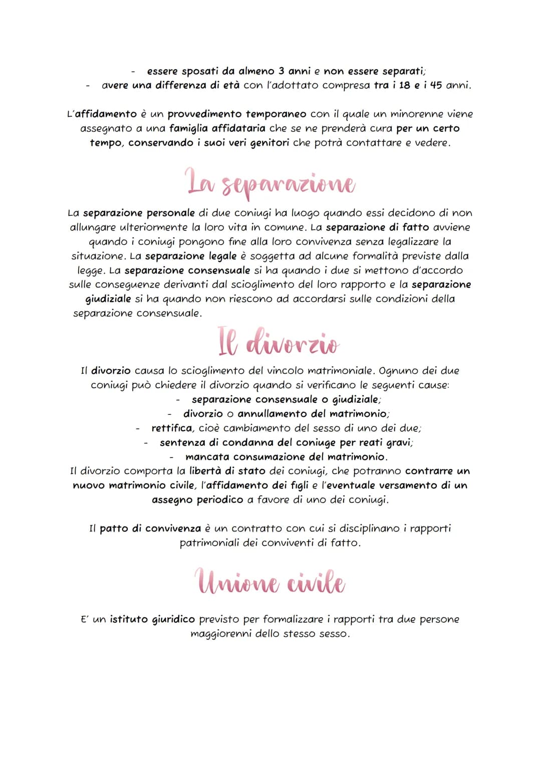 La famiglia
L'articolo 29 definisce la famiglia una società naturale fondata sul matrimonio.
La famiglia è di tipo mononucleare formata da u