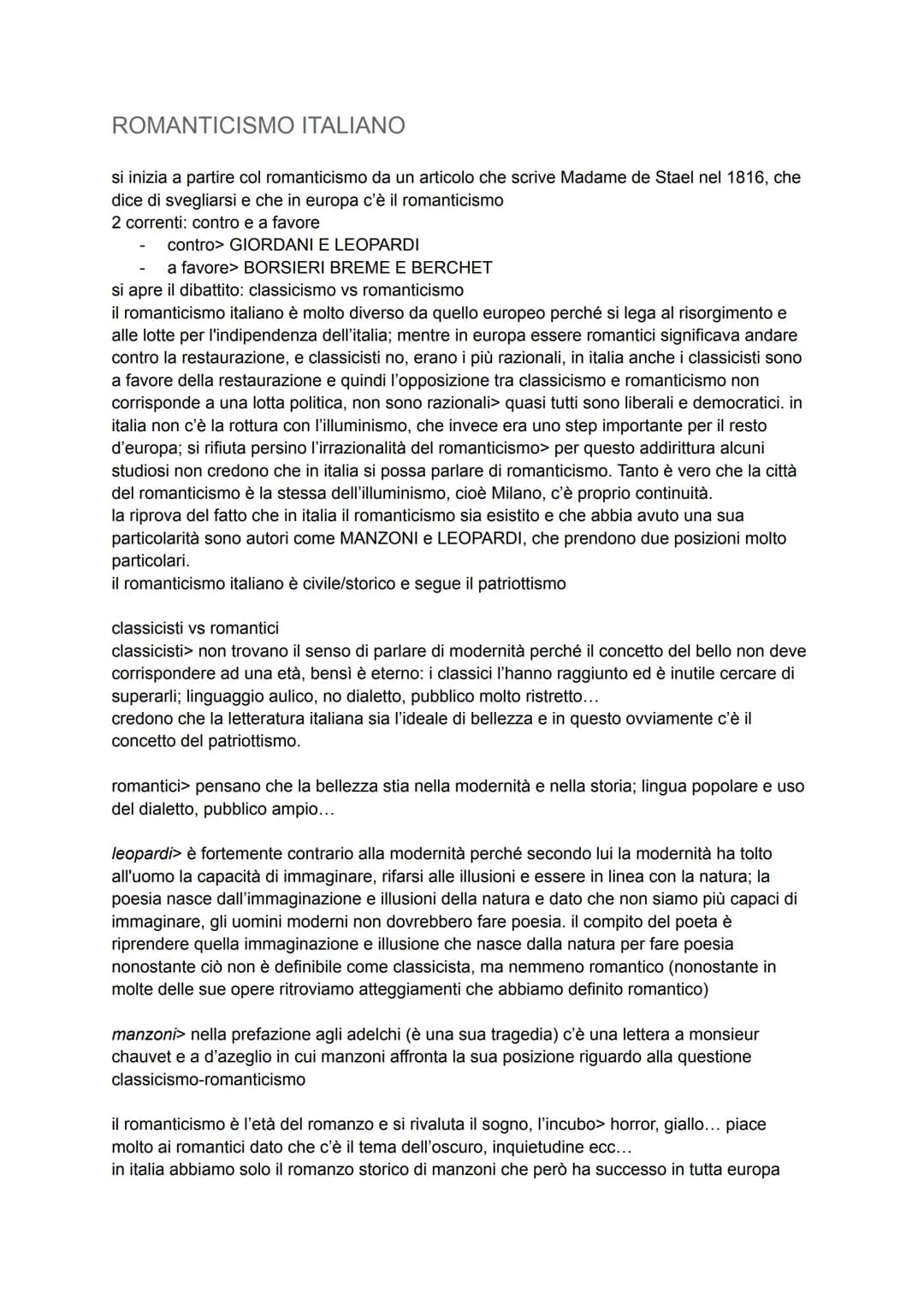 Romanticismo
CONTESTO STORICO-CULTURALE
neoclassicismo e preromanticismo sono correnti opposte.
teorico del neoclassicismo> winckelmann; rec