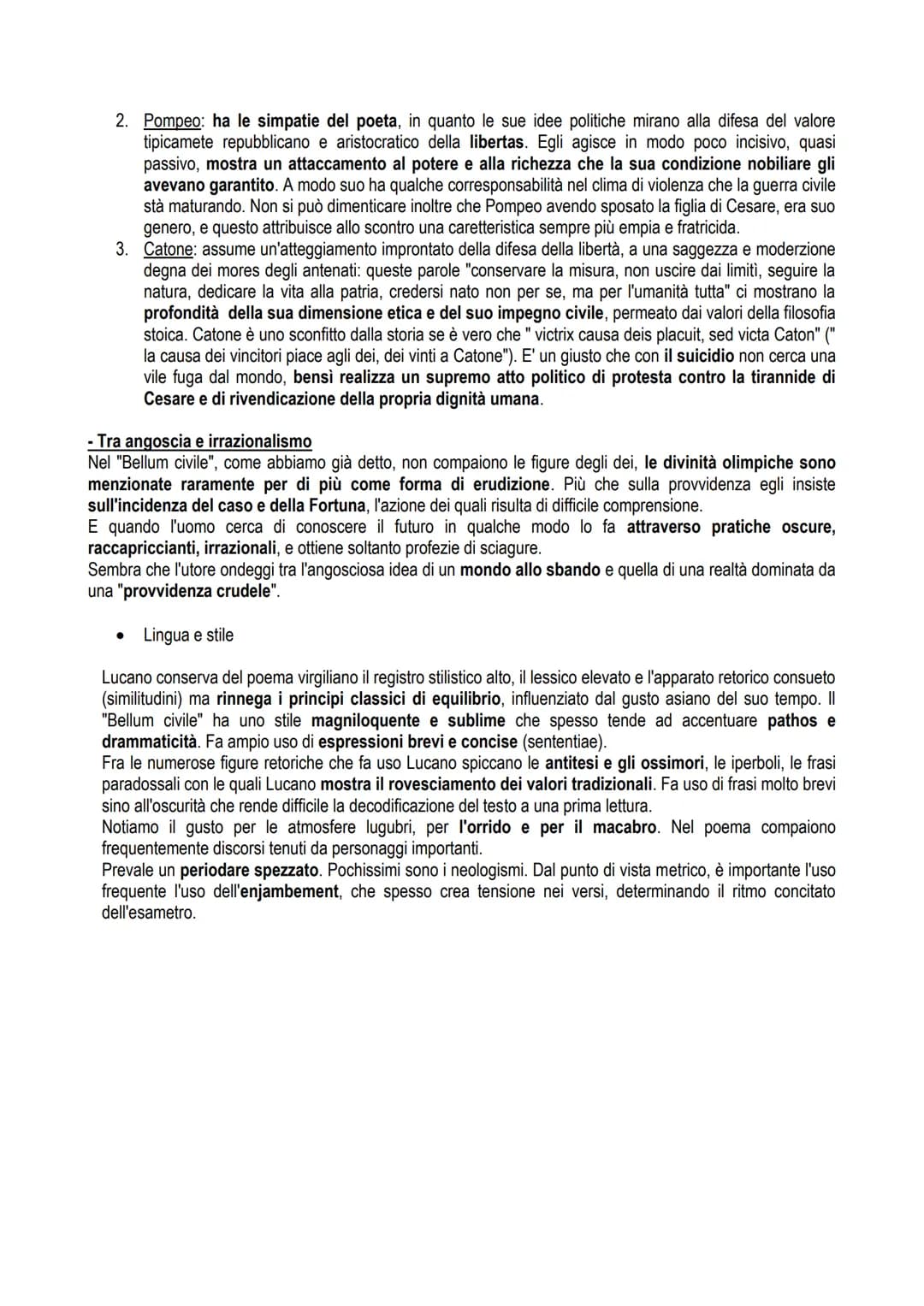 ●
La vita
Marco Anneo Lucano nacque a Cordova nel 39 d.C. figlio del fratello di Seneca. Si recò a Roma dove fu
discepolo di Anneo Cornuto. 