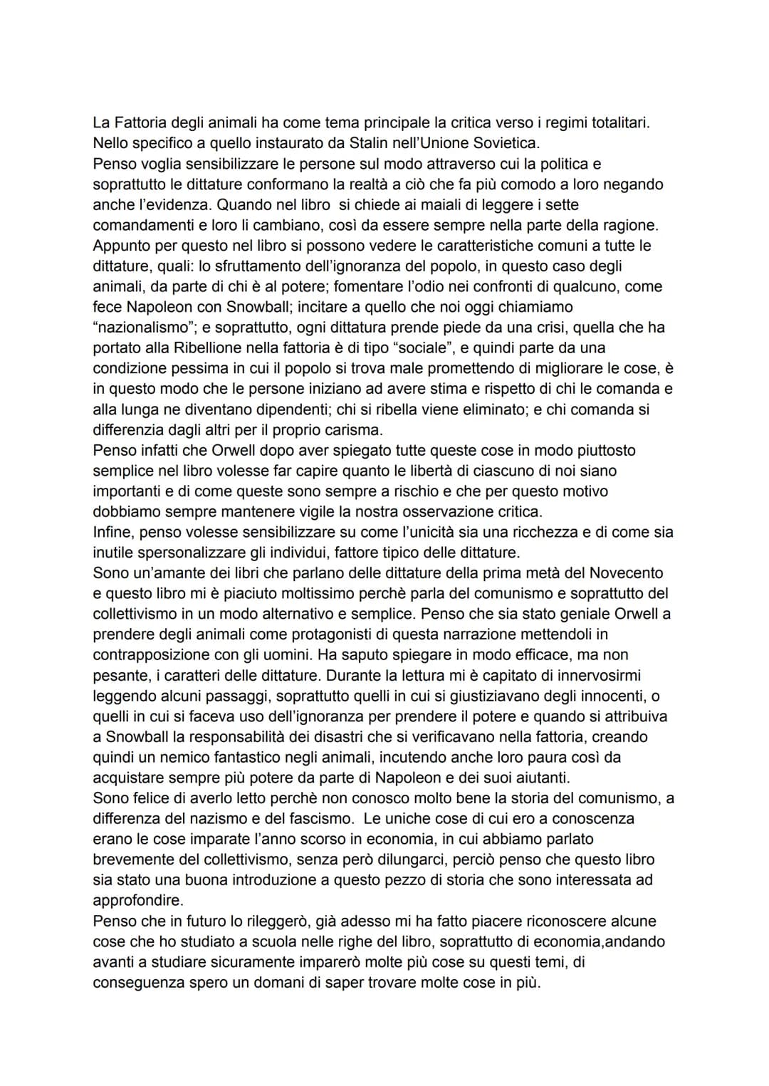 LA FATTORIA DEGLI ANIMALI
La fattoria degli animali è uno dei romanzi diventati più famosi di George Orwell, il
cui vero nome è Eric Arthur 