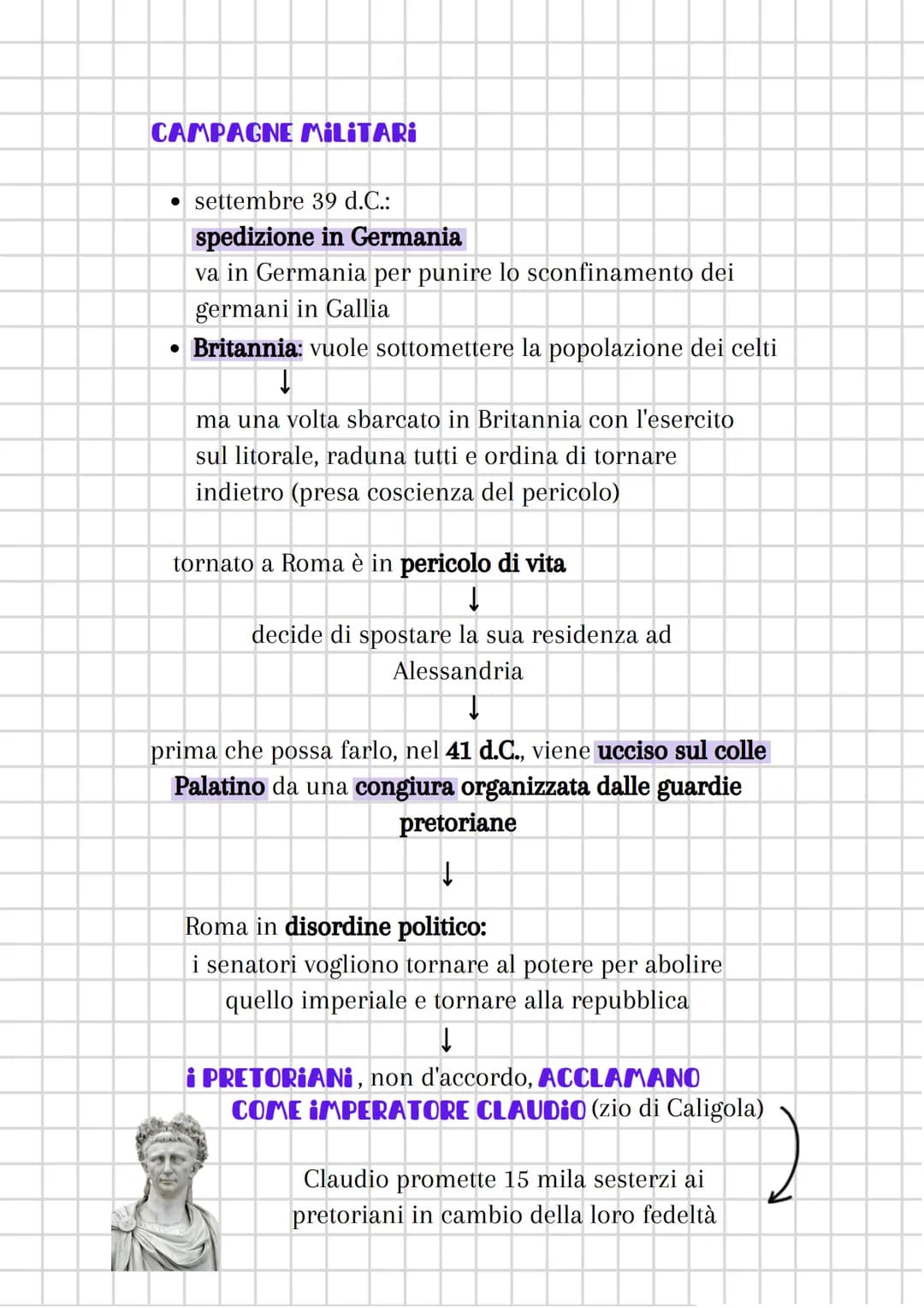 LA DINASTIA GIULIO-CLAUDIA
la monarchia a Roma era "di fatto ma non di diritto"
↓
di fatto c'era una monarchia, cioè il potere nelle
mani di