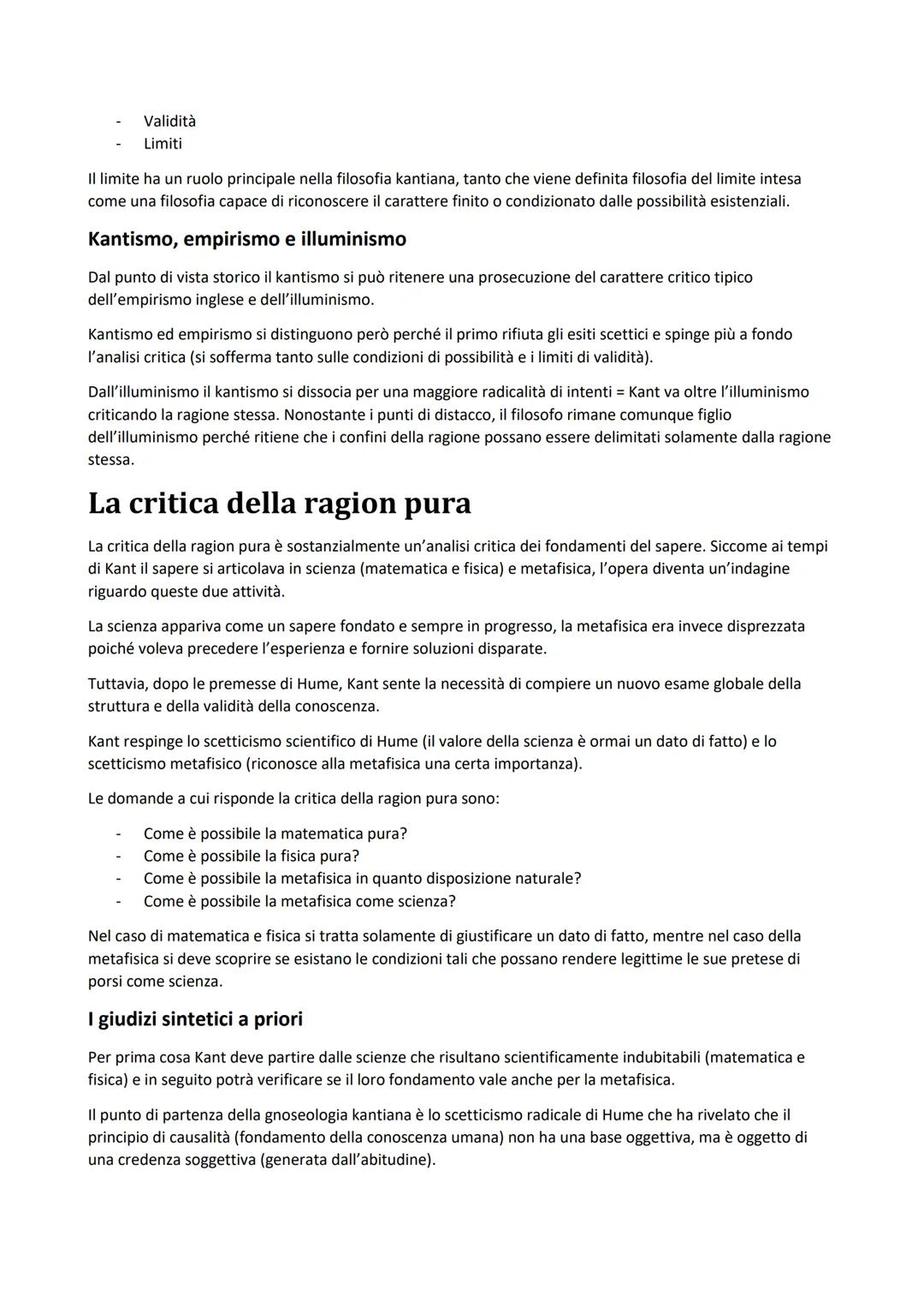 Immanuel Kant
Vita
Kant nasce nel 1724 da una famiglia di umili origini. Studia filosofia, teologia e matematica e nel 1755
ottiene la catte
