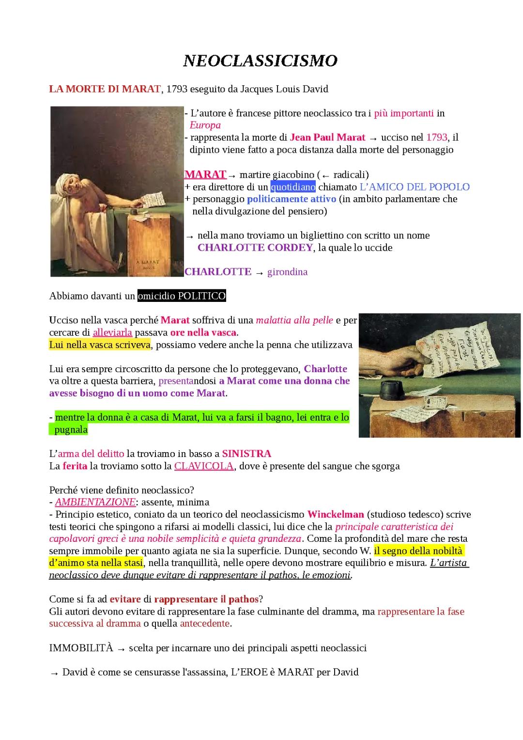 Il Neoclassicismo: Movimento Artistico ed Eredità