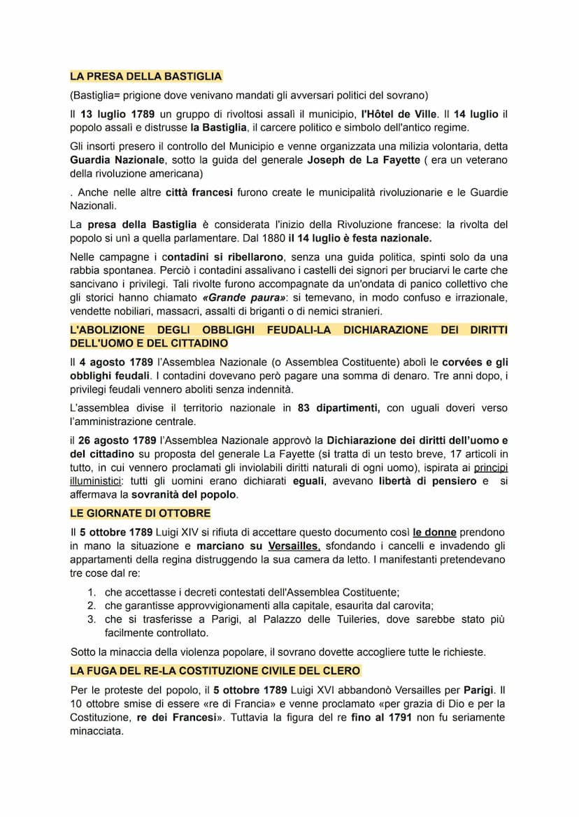LA SITUAZIONE ECONOMICA E SOCIALE
Alla fine del Settecento l'80% della popolazione lavorava e viveva nelle campagne. in
Francia il 30% delle