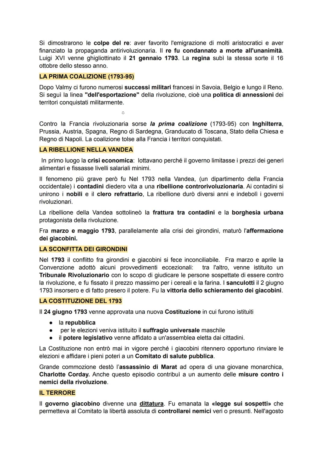 LA SITUAZIONE ECONOMICA E SOCIALE
Alla fine del Settecento l'80% della popolazione lavorava e viveva nelle campagne. in
Francia il 30% delle
