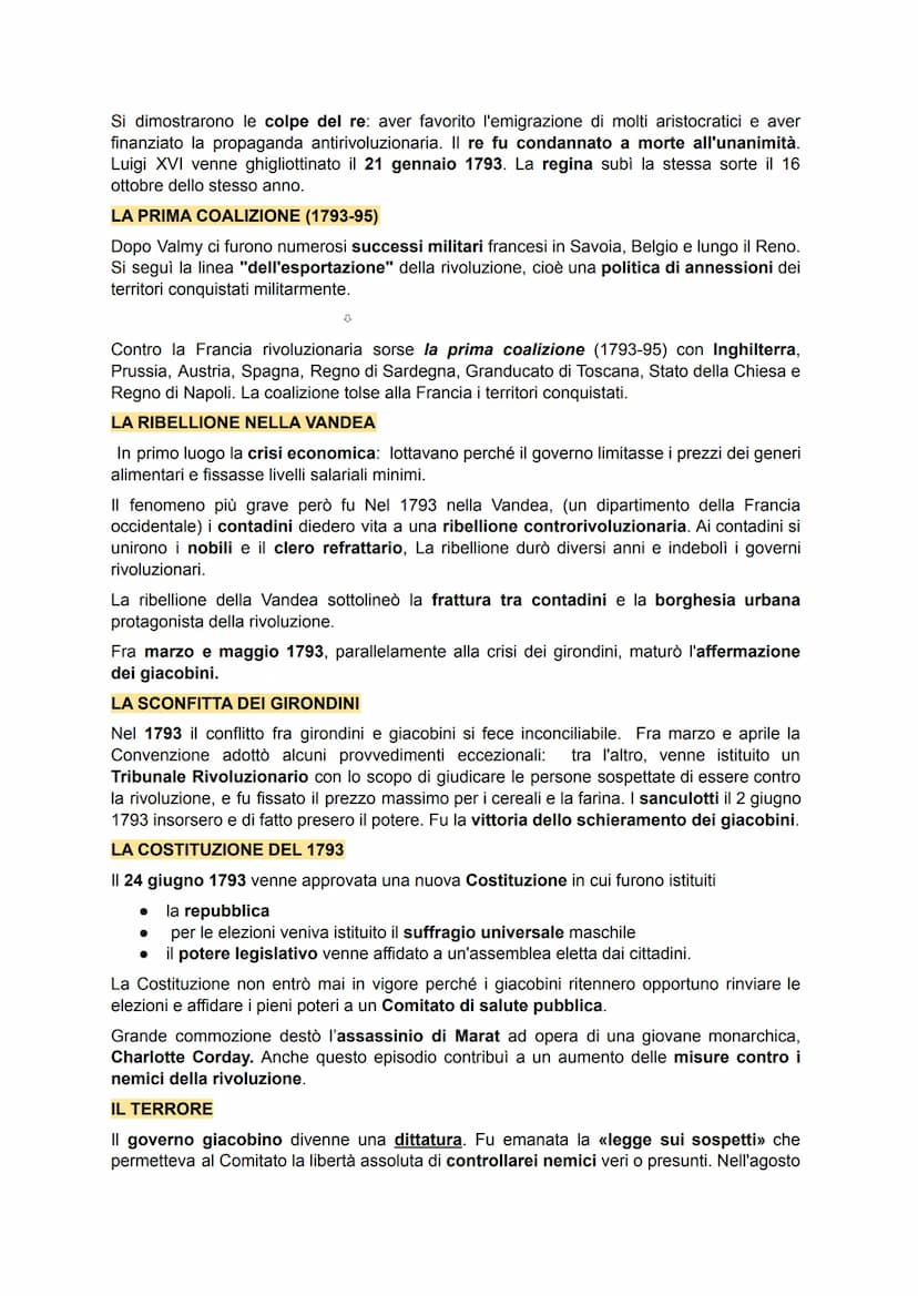 LA SITUAZIONE ECONOMICA E SOCIALE
Alla fine del Settecento l'80% della popolazione lavorava e viveva nelle campagne. in
Francia il 30% delle