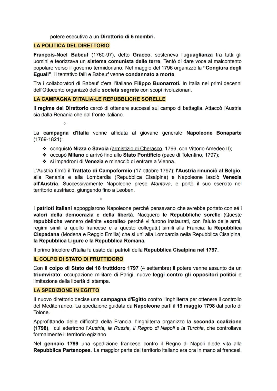 LA SITUAZIONE ECONOMICA E SOCIALE
Alla fine del Settecento l'80% della popolazione lavorava e viveva nelle campagne. in
Francia il 30% delle