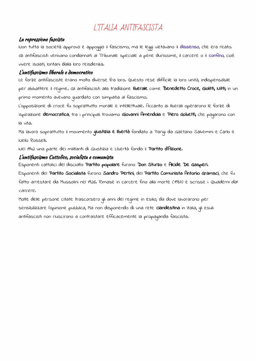 L'ITALIA TRA LE DUE GUERRE: IL FASCISMO
IL "BIENNIO ROSSO"
Crisi e malcontento nella società italiana
Alla fine della prima guerra mondiale 