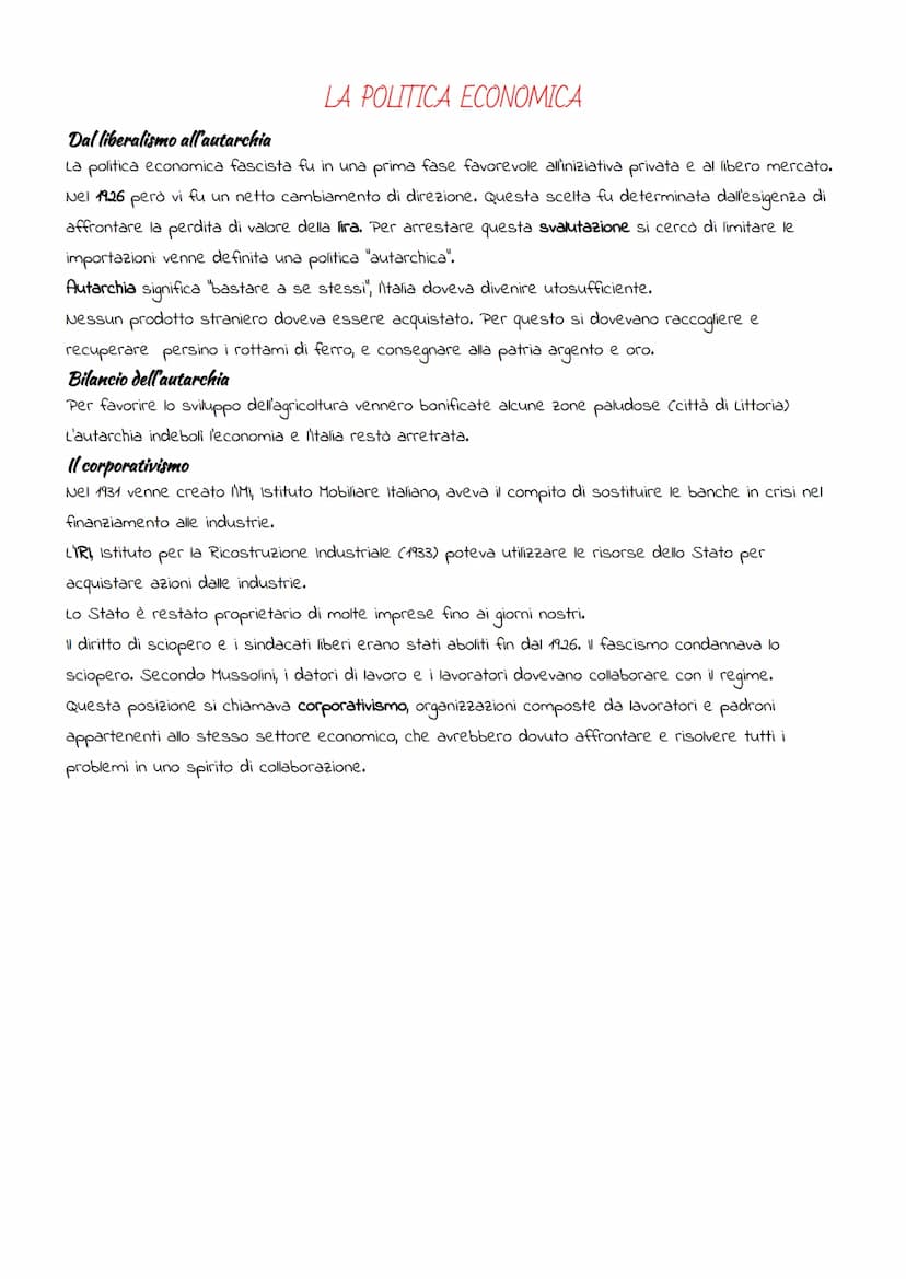 L'ITALIA TRA LE DUE GUERRE: IL FASCISMO
IL "BIENNIO ROSSO"
Crisi e malcontento nella società italiana
Alla fine della prima guerra mondiale 