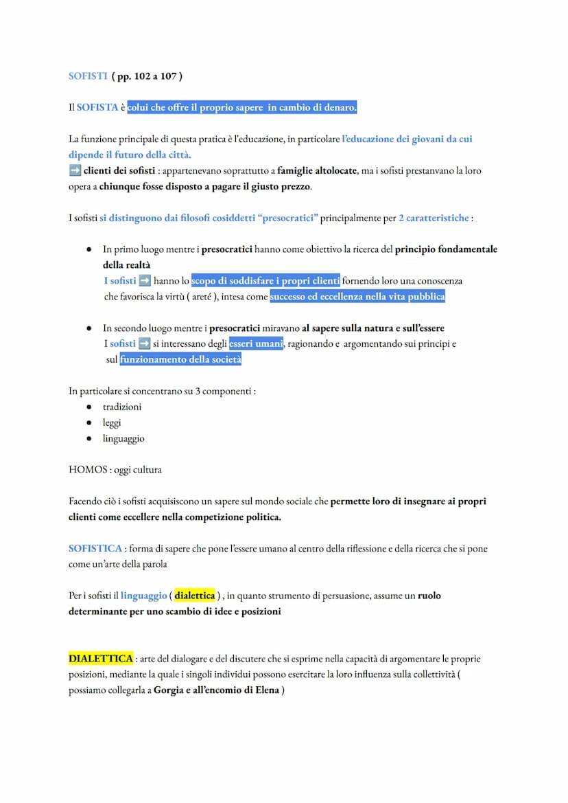 DEMOCRITO (pp. 72 a 75 + Classroom)
Democrito identifica l'ESSERE con la pluralità di elementi materiali che egli definisce ATOMI
Non essere
