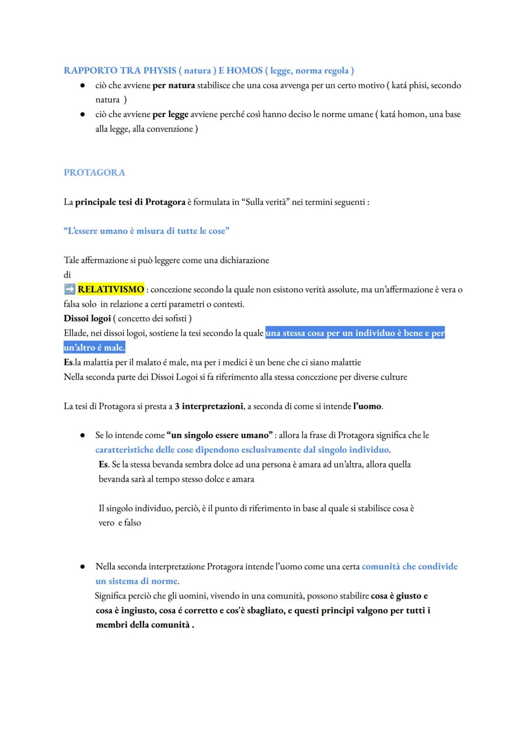 DEMOCRITO (pp. 72 a 75 + Classroom)
Democrito identifica l'ESSERE con la pluralità di elementi materiali che egli definisce ATOMI
Non essere
