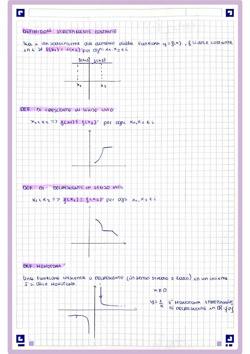 funzioni
A
DOMINIO.
og)
FUNZIONI
INTERE
1
RATIONALI
1
Es. y=x4x2
5
ALGEBRICHE
(+·,-;X;·
DEF
Siano A e B due insiemi non woti. Si dice funzio