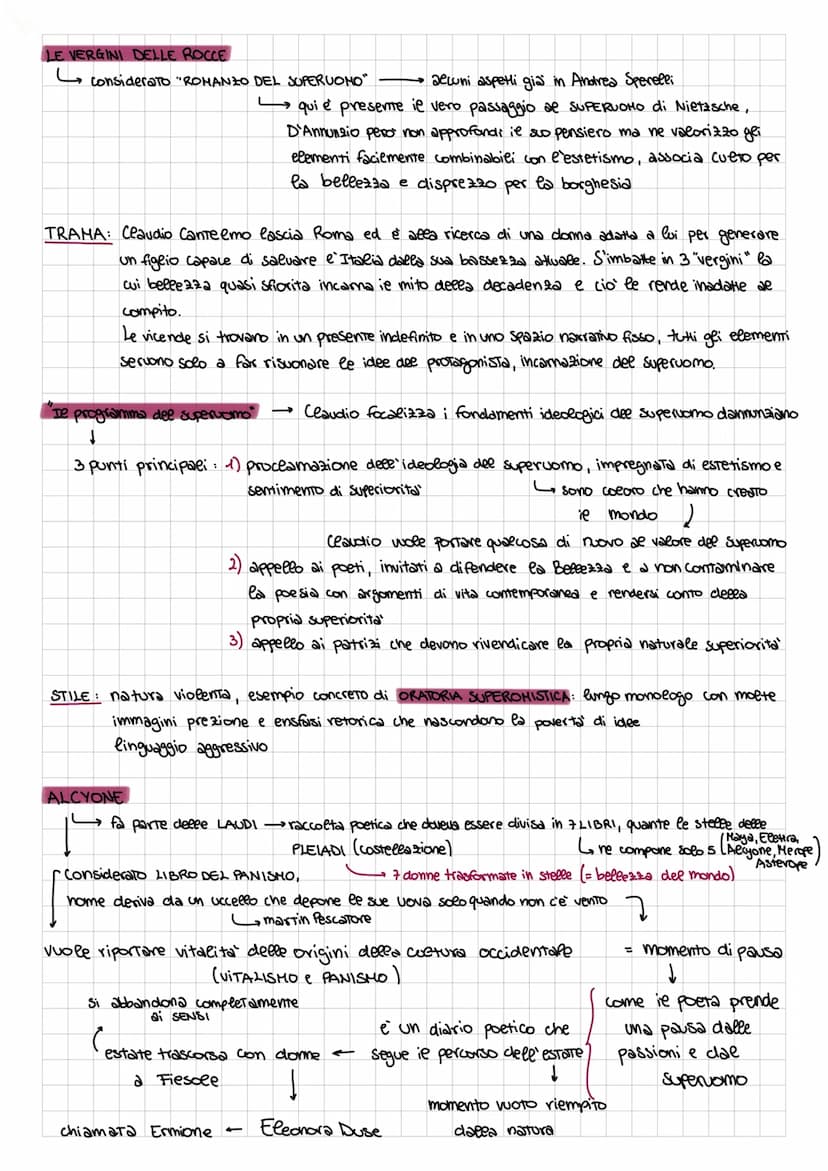 GABRIELE D'ANNUNZIO
Gespeora diversi generi letterari: poesia lirica e epica, romanzi, novelfe, teatro, Cronaca, critica....
↓
{
VARIETA DEI