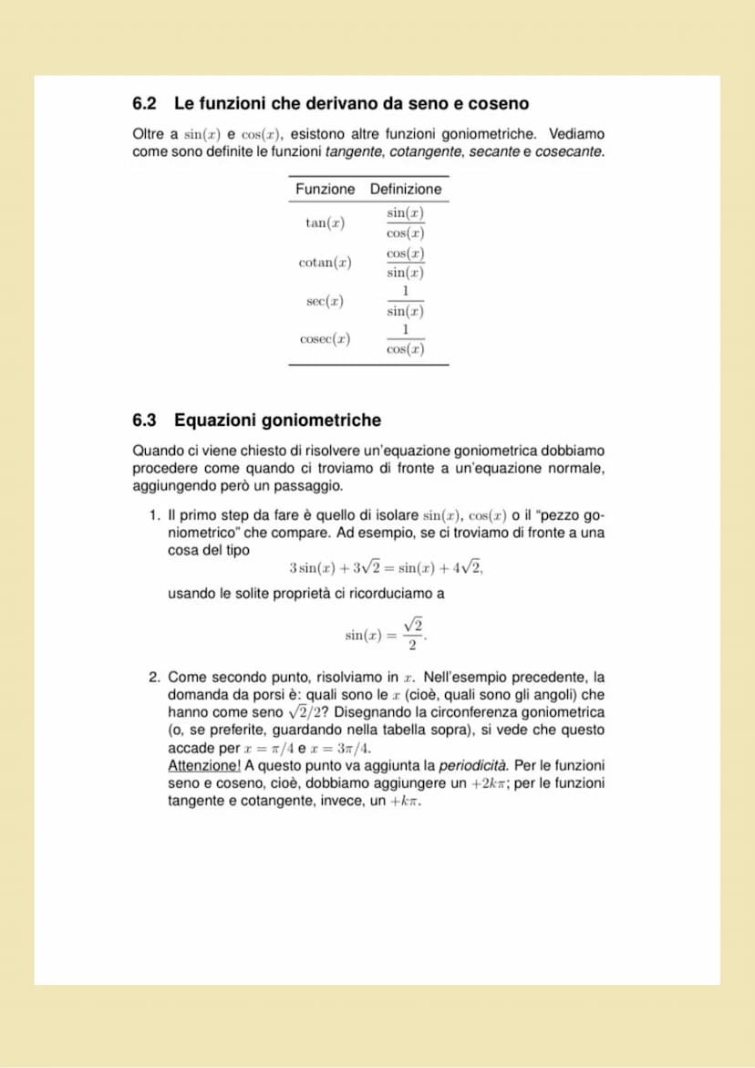 Goniometria
Math
+
HE
= 6 Goniometria
Ricordiamo innanzitutto che ci sono due modi in cui possiamo esprimere
un angolo: in gradi e in radian