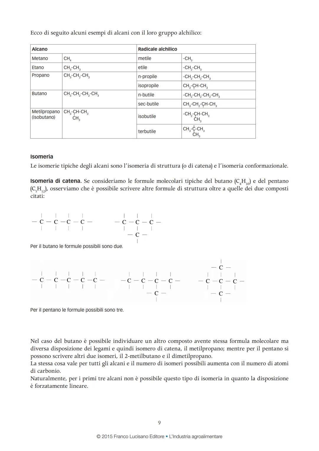 La Chimica organica in breve
Fino ai primi anni del secolo scorso i composti chimici venivano suddivisi in due categorie ben sepa-
rate: com
