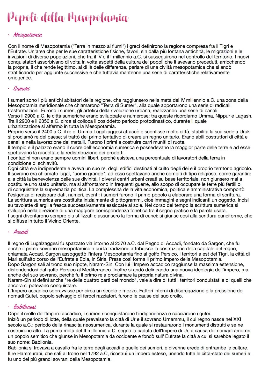 Popoli della Mesopotamia