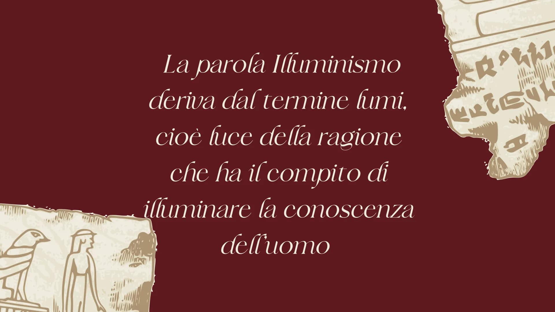 History
Rosanna Carpentieri
- L'illuminismo
E un importante movimento
letterario che si sviluppa Non
solo in Europa ma anche oltre
oceano. A