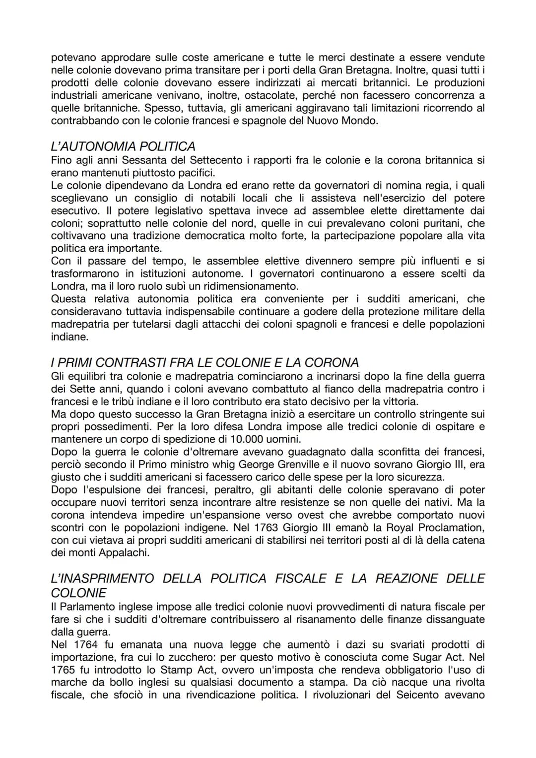 LA RIVOLUZIONE AMERICANA
L'INIZIO DELLA COLONIZZAZIONE DEL NORD AMERICA
Prima dell'arrivo dei colonizzatori europei, il territorio nord-amer