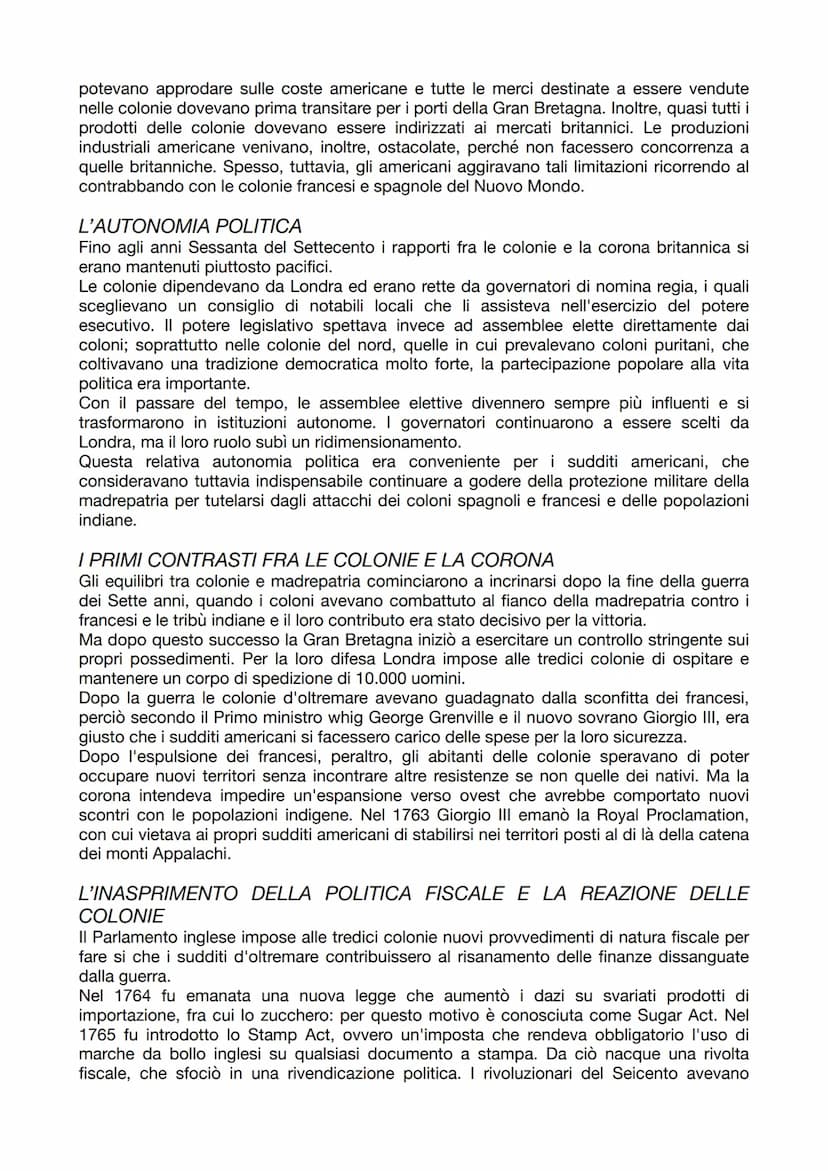 LA RIVOLUZIONE AMERICANA
L'INIZIO DELLA COLONIZZAZIONE DEL NORD AMERICA
Prima dell'arrivo dei colonizzatori europei, il territorio nord-amer