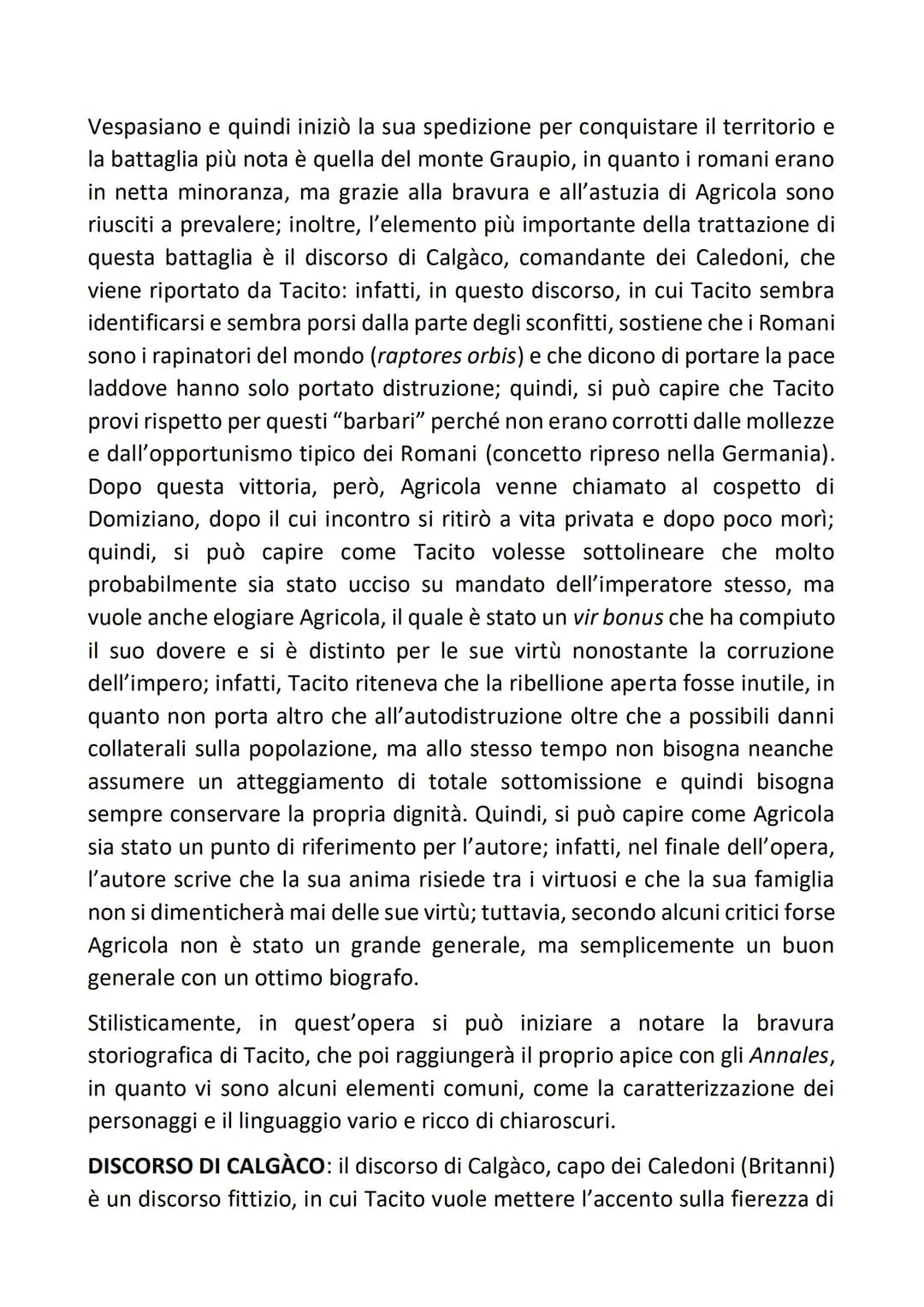 
<p>Tacito è uno dei maggiori storiografi del mondo latino. Visse durante l'età dei Flavi e soprattutto sotto i principati di Nerva e Traian