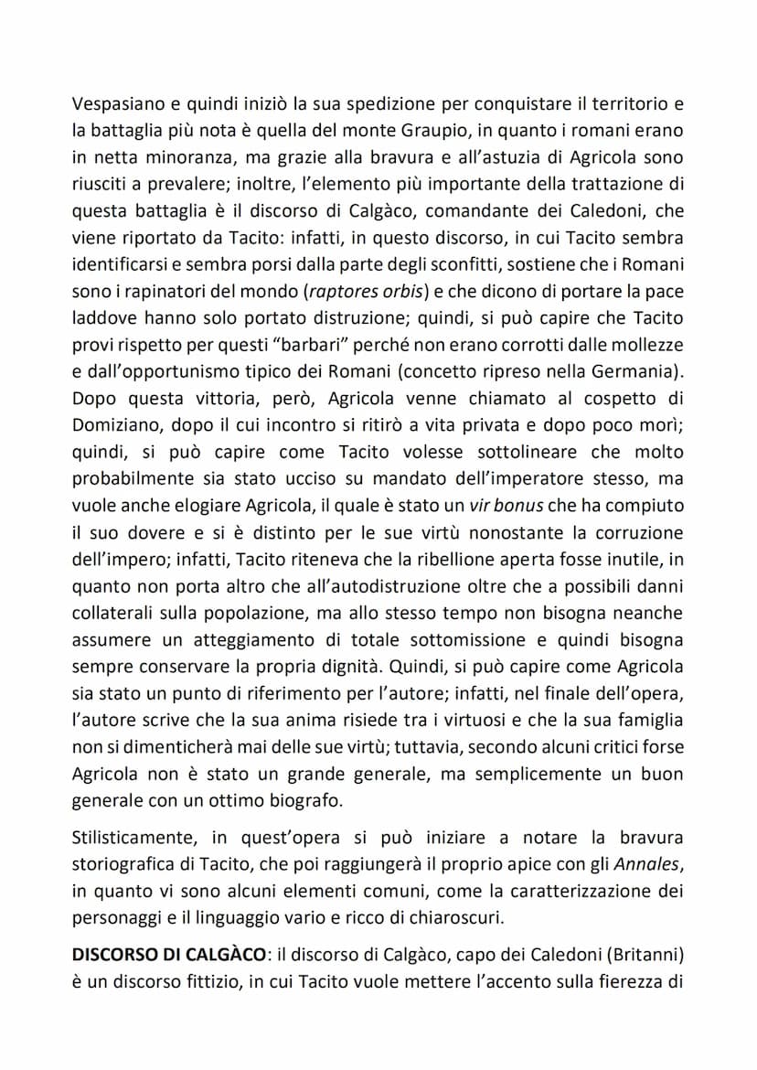 
<p>Tacito è uno dei maggiori storiografi del mondo latino. Visse durante l'età dei Flavi e soprattutto sotto i principati di Nerva e Traian