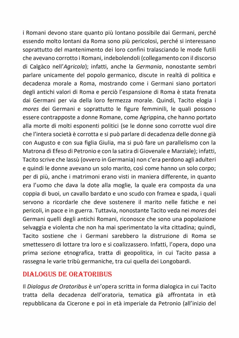 
<p>Tacito è uno dei maggiori storiografi del mondo latino. Visse durante l'età dei Flavi e soprattutto sotto i principati di Nerva e Traian