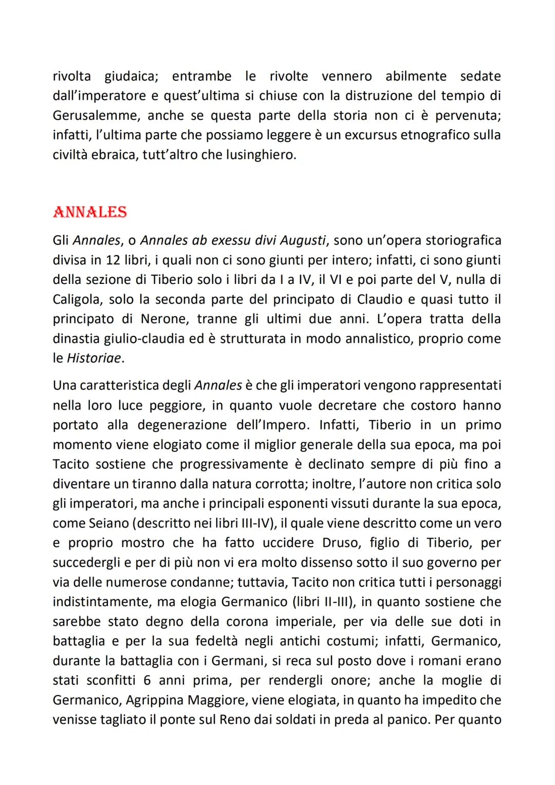 
<p>Tacito è uno dei maggiori storiografi del mondo latino. Visse durante l'età dei Flavi e soprattutto sotto i principati di Nerva e Traian