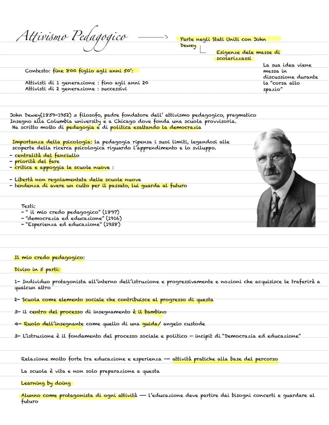  SCUOLE NUOVE
Quando? Fine 800 900
alcune sopravvivono
ancor oggi
New school termine adottato da Cecil Reddie. Scuola di Abbotsholme (Inghil